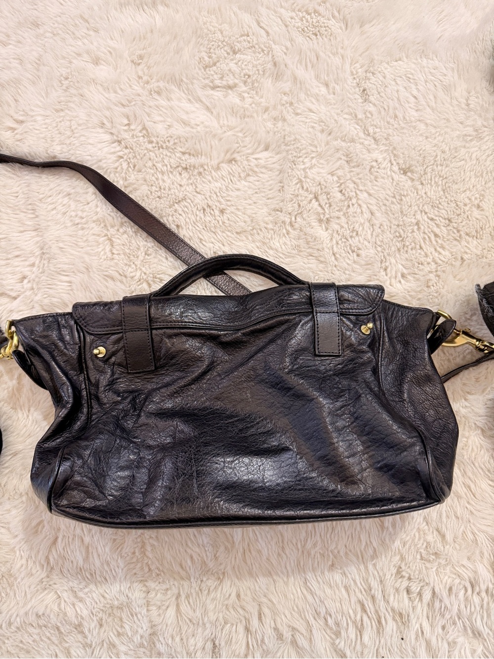 Mulberry Alexa Black Leather Shoulder Handbag
Satchel Crossbody Authentic Bag - Picture 8 of 14
